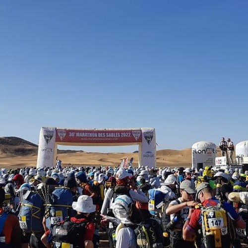 Marathon des Sables, alla corsa in pieno deserto anche Mauro Lazzarini di Cava de' Tirreni 