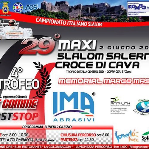 Maxi Slalom Salerno-Croce, il 2 giugno lo start del Memorial Marco Massa
