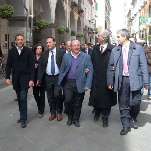 Da sinistra, Schillaci, Cirielli, Galdi, Baldi e Napoli