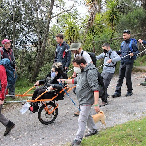 "Montagnaterapia", a Cava de' Tirreni l'itinerario accessibile anche a chi è in sedia a rotelle