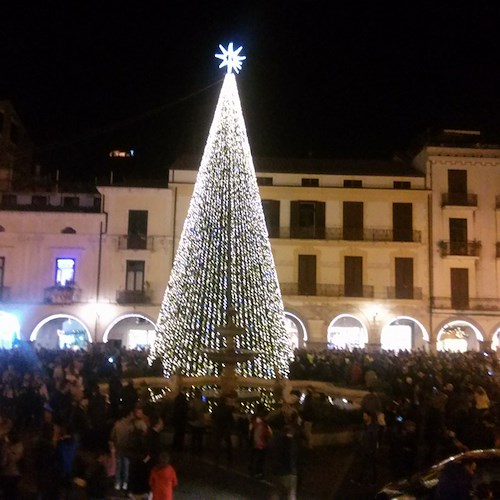 Natale a Cava de' Tirreni, il Covid non ferma la macchina organizzativa: l'Albero trasloca in Piazza Abbro