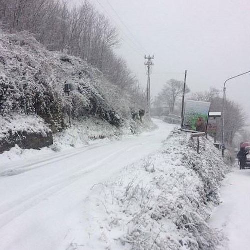 Neve e gelate: in Campania è allerta fino a lunedì 9 gennaio