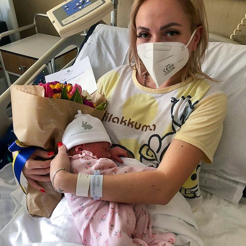 Nikole prima bimba rifugiata nata in Italia, la madre era scappata dall'Ucraina al nono mese di gravidanza