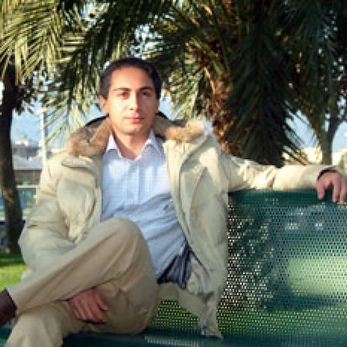 Lo scrittore Fabio Bergamo