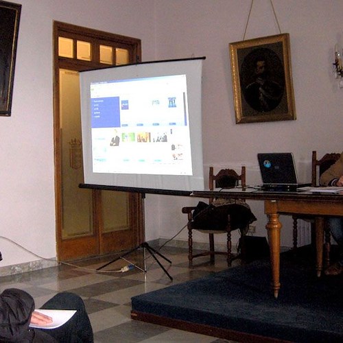 Una fase della presentazione del sito www.cavasviluppo.it