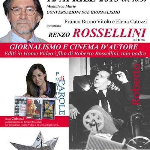 "Pagine di parole", la "Lucio Barone" incontra Renzo Rossellini