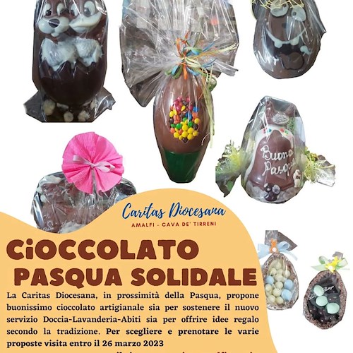 Pasqua Solidale con il Cioccolato della Caritas Diocesana Amalfi-Cava de’ Tirreni