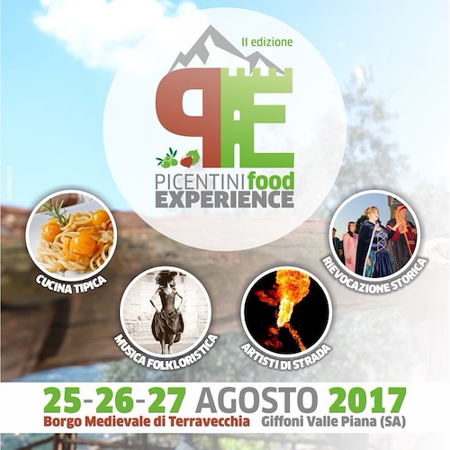 Picentini Food Experience dal 25 al 27 agosto al Borgo di Terravecchia
