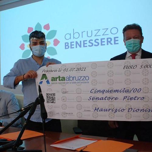 Pietro Senatore di Cava de' Tirreni vince il concorso “Abruzzo regione del benessere”