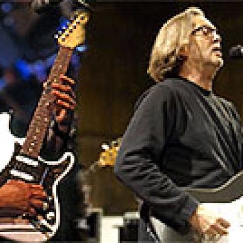 Pino Daniele ed Eric Clapton