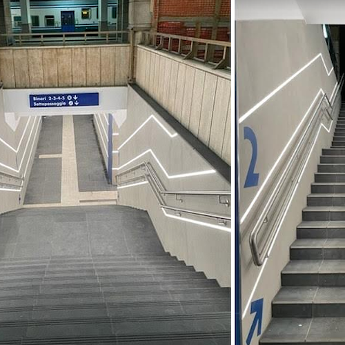 Più accessibilità alla stazione di Sapri: completati lavori per nuovo sottopasso