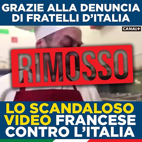 Pizza al Coronavirus, cancellato lo spot offensivo trasmesso dalla tv francese: «Ci scusiamo con l'Italia» 