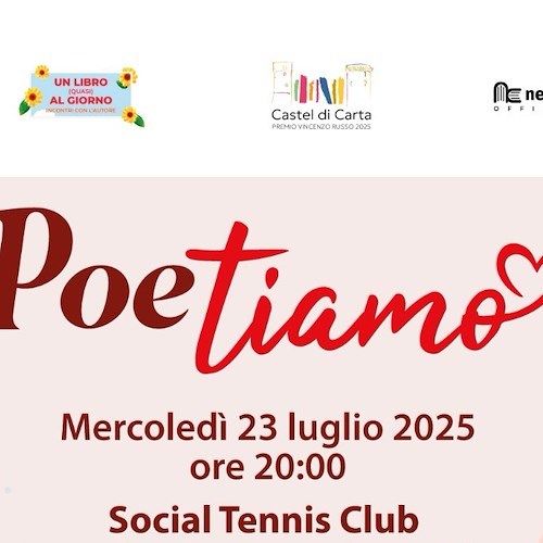 Mercoledì 23 luglio 2025 – Ore 20:00 Poetiamo