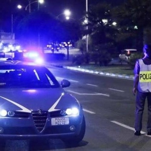 Polizia a Cava de’ Tirreni: otto posti di controllo e centinaia di persone controllate
