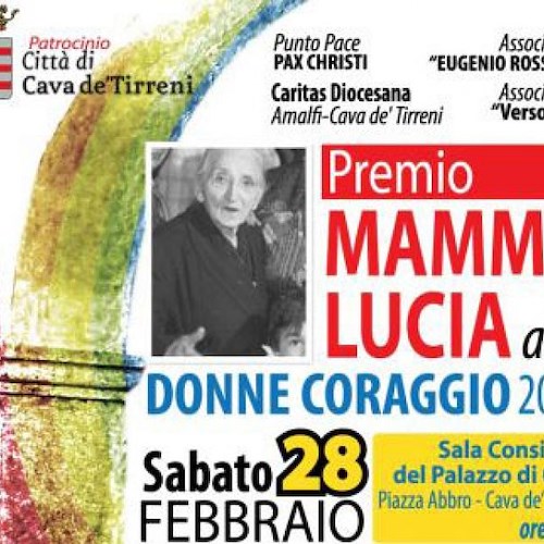 Premio "Mamma Lucia alle Donne Coraggio", sabato 28 febbraio la cerimonia