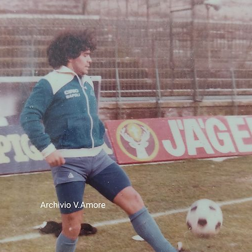 Quando Maradona si allenò allo stadio di Cava de' Tirreni [FOTO]