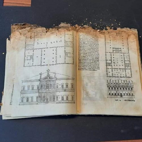 "Quattro libri dell'architettura", a Cava de' Tirreni al via restauro della preziosa edizione veneziana 