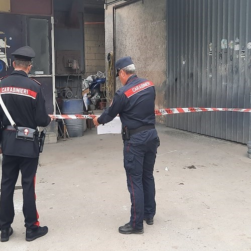 sequestrata autocarrozzeria a Mercato San Severino