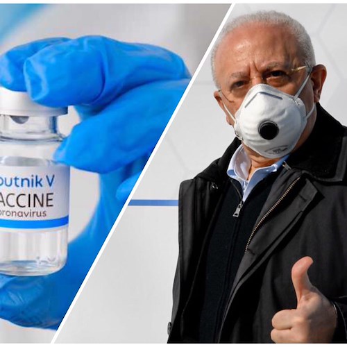 Ritardi vaccini e variante Covid, De Luca interessato all'acquisto di "Sputnik V"