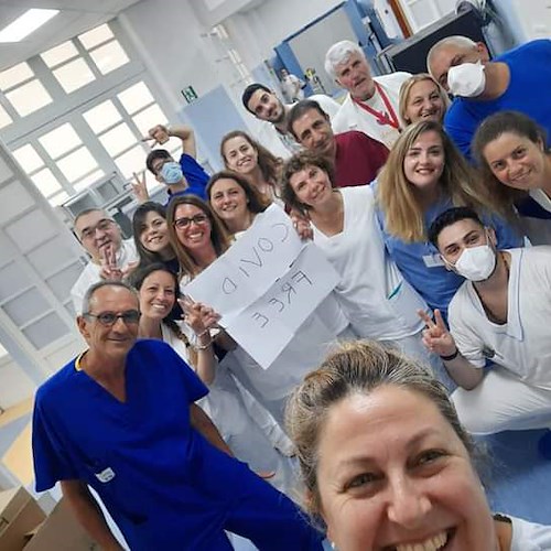 Salerno, l'ospedale "Da Procida" raggiunge l'obbiettivo Covid free 