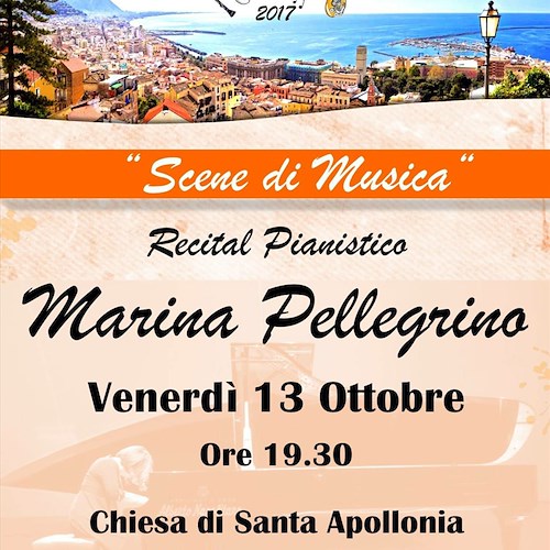 Salerno: la pianista vietrese Marina Pellegrino alla chiesa di Sant’Apollonia con “Scene di musica” 