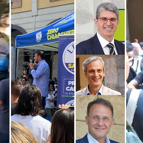 Salvini contestato a Cava, continua la polemica: le parole dei candidati sindaco e di Cirielli 