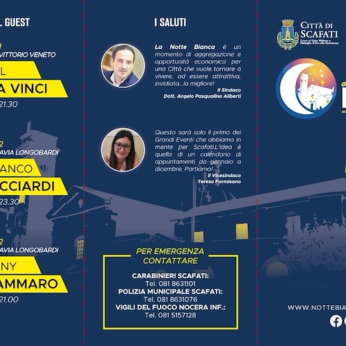 Scafati, tutto pronto per l'inizio della "Notte Bianca" / PROGRAMMA