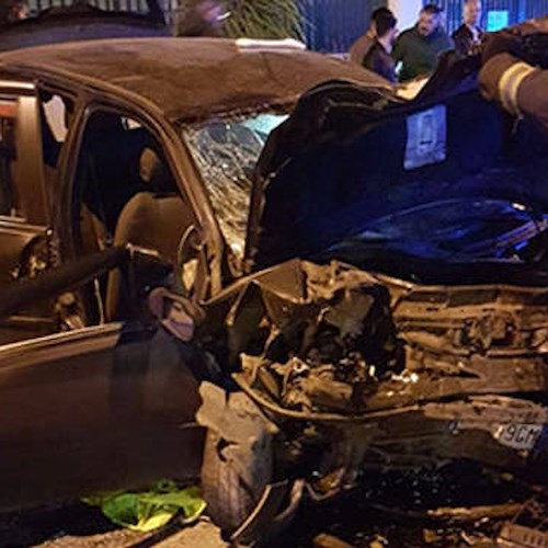 Scontro frontale tra auto a Nocera, arrestato 47enne cavese per omicidio stradale