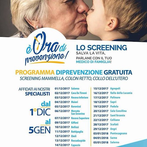 Screening oncologici e sensibilizzazione a Cava de' Tirreni