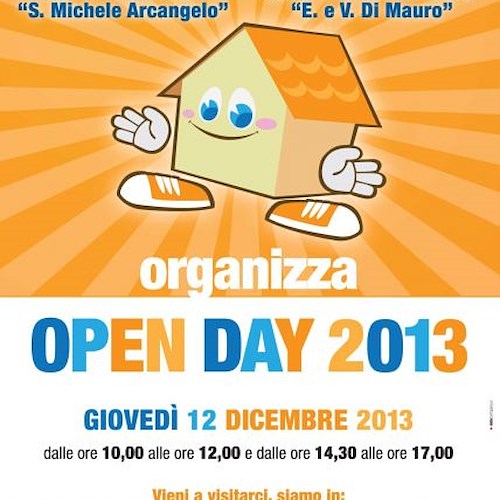 Scuola "Opera Pia Di Mauro", giovedì 12 dicembre l'"Open Day"