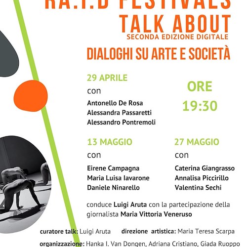 Seconda edizione digitale: 29 aprile RA. I. D. Festivals, talk about “dialoghi sull’arte e società”