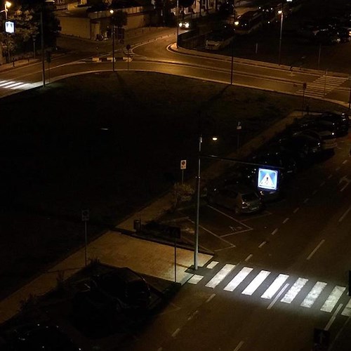 Sicurezza stradale: a Cava de' Tirreni arrivano le strisce pedonali illuminate