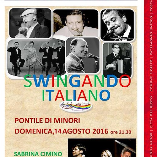 Swing italiano questa sera a Minori per un grande concerto gratuito 