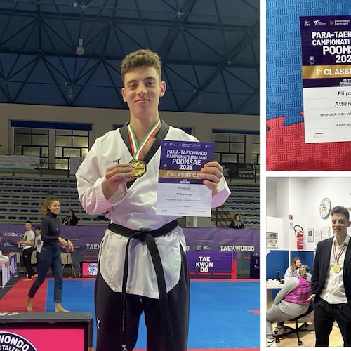 Taekwondo, Filippo Attianese di Vietri sul Mare è campione italiano<br />&copy; Giovanni De Simone