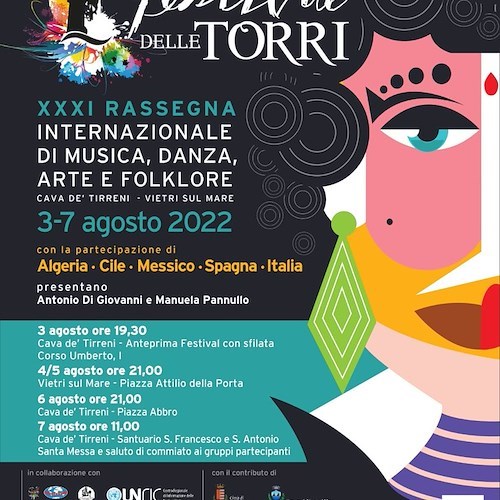 Tra Vietri e Cava arriva il "Festival delle Torri": ballerini da tutto il Mondo porteranno la Pace sul palco 