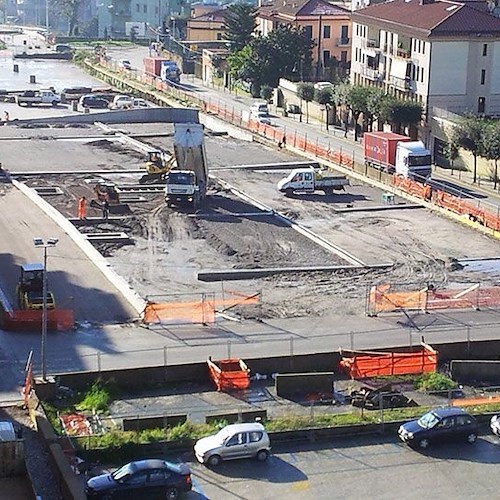 Una fase dei lavori