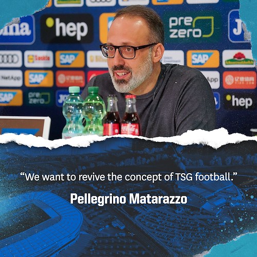 Un cilentano alla guida dell’Hoffenheim: nuova avventura per mister Pellegrino Matarazzo