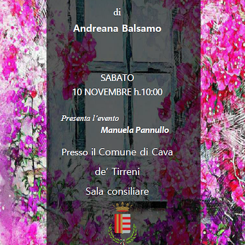 "Una finestra sul lago": a Cava de' Tirreni la presentazione del libro di Andreana Balsamo
