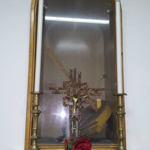 Vietri, ritrovata statua Madonna trafugata notte scorsa ai Salesiani