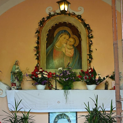 Vietri sul Mare, dopo la messa in sicurezza la Cappella della Madonna del Buonconsiglio torna all'antico splendore 