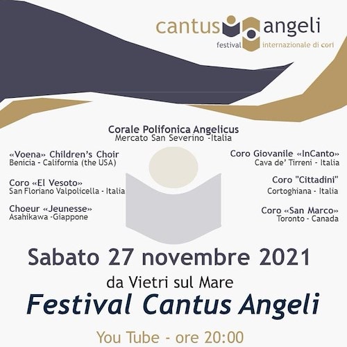 Vietri sul Mare lancia il primo Festival digitale Cantus Angeli 
