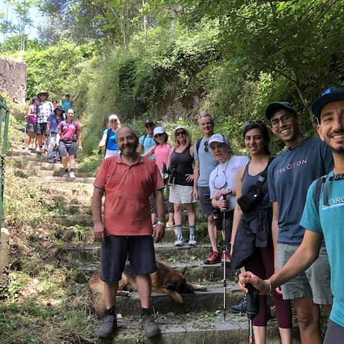 Vietri sul Mare, sentiero di Iaconti torna all'antico splendore grazie al CAI e al Comitato Civico Dragonea 