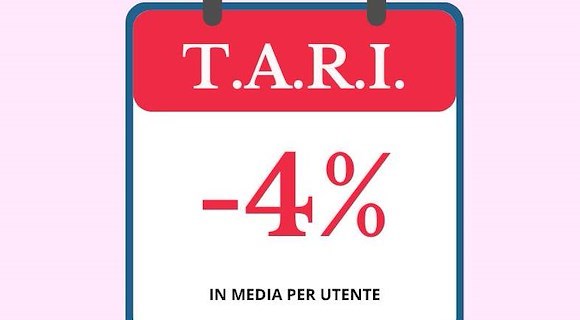 Cava de' Tirreni, bollette Tari: -4% per il 2025