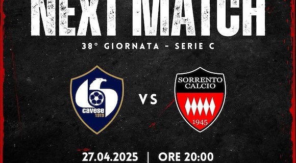 Cavese-Sorrento: il derby conclude il campionato. Ecco le probabili formazioni