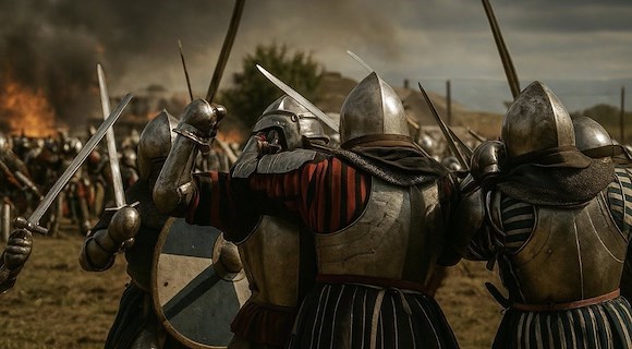 Il sodalizio Trombonieri Cavalieri Bolla Pontificia A.D.1394 di Cava de’ Tirreni alla rievocazione de “La Battaglia di Sarno”