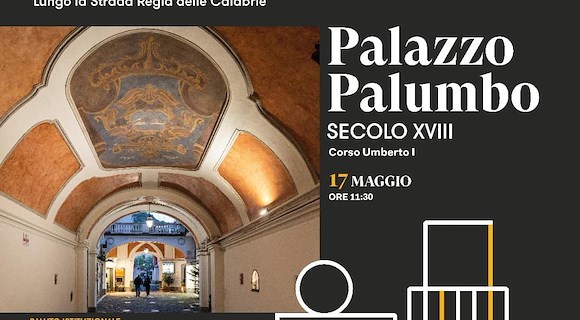 "La Via Regia de La Cava": 17 maggio un viaggio tra storia, corti ed inclusione a Palazzo Palumbo 